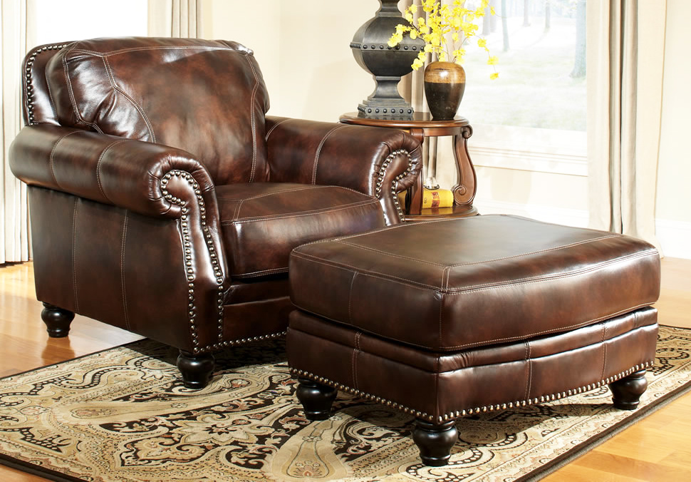 living room chair ottoman
