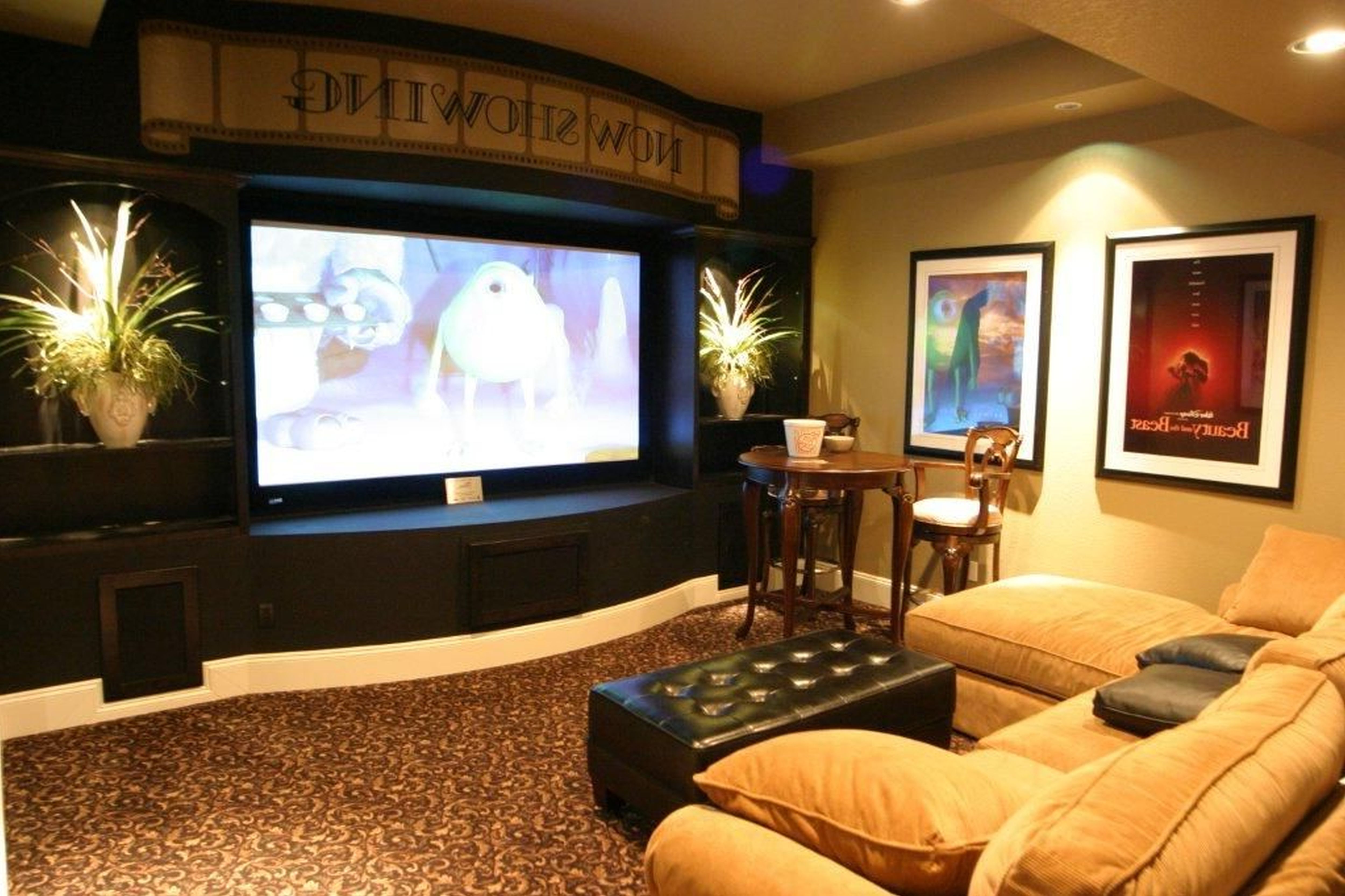 living room movie theater