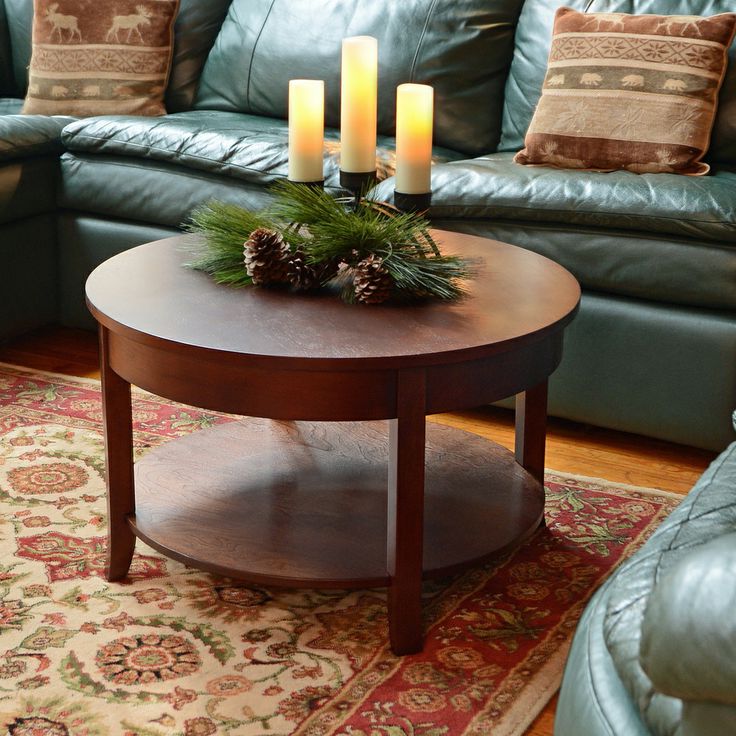 30 Inch Round Coffee Table Collection | Roy Home Design