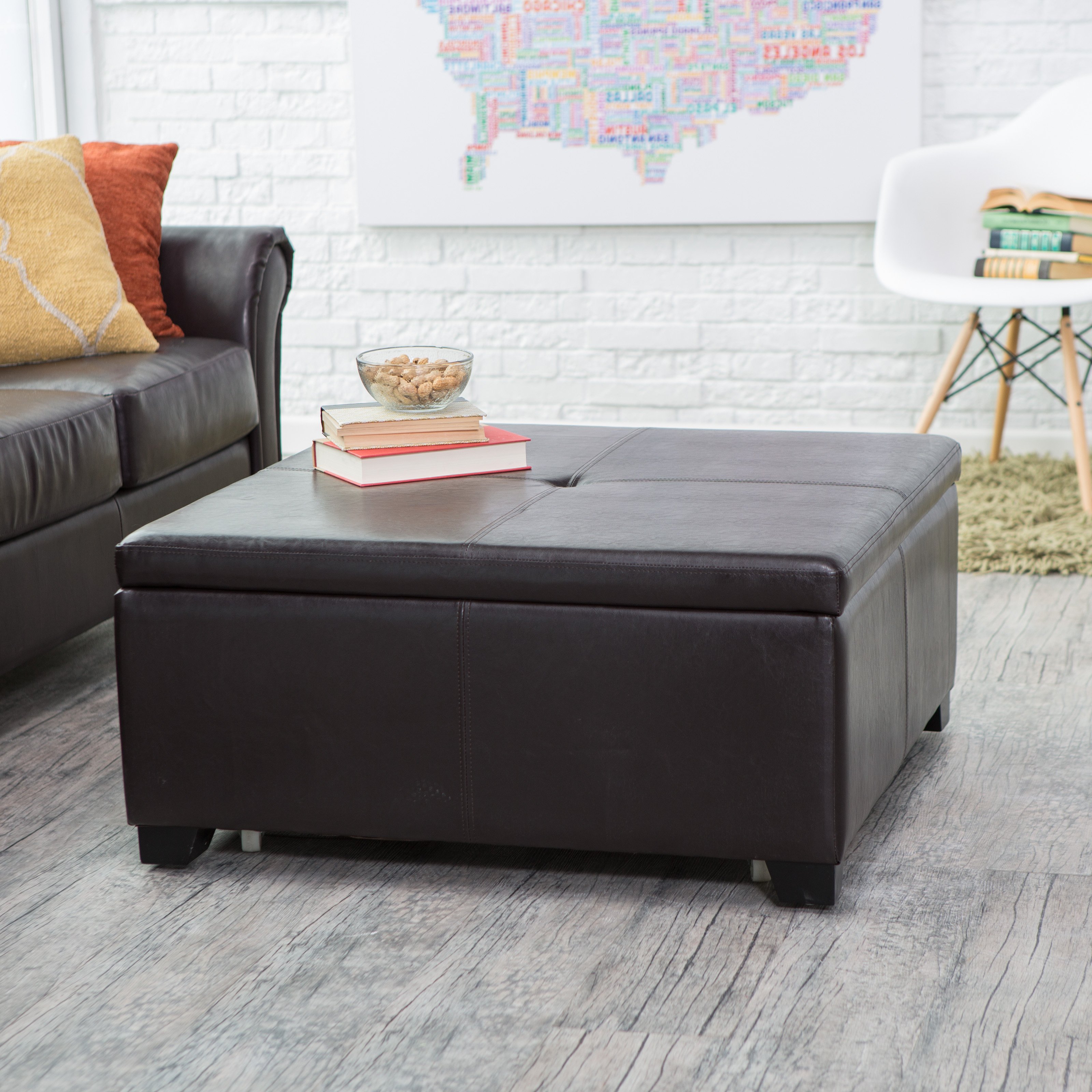 Cushion Coffee Table With Storage Furniture | Roy Home Design
