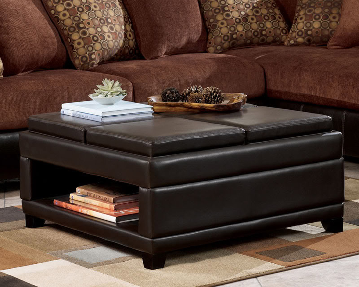 Cushion Coffee Table With Storage Furniture | Roy Home Design
