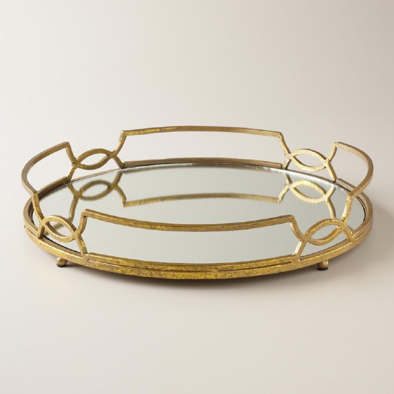 Gold Coffee Table Tray Decor Roy Home Design