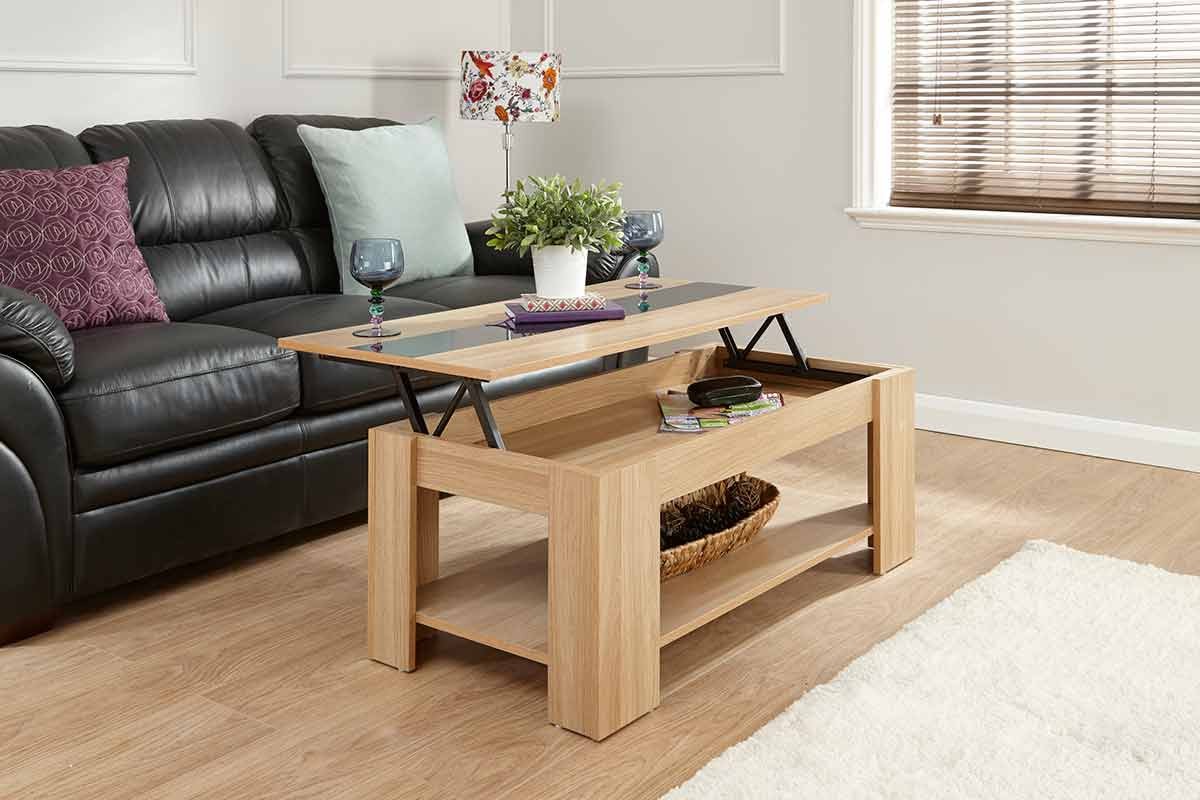  Pull Apart Coffee Table with Simple Decor
