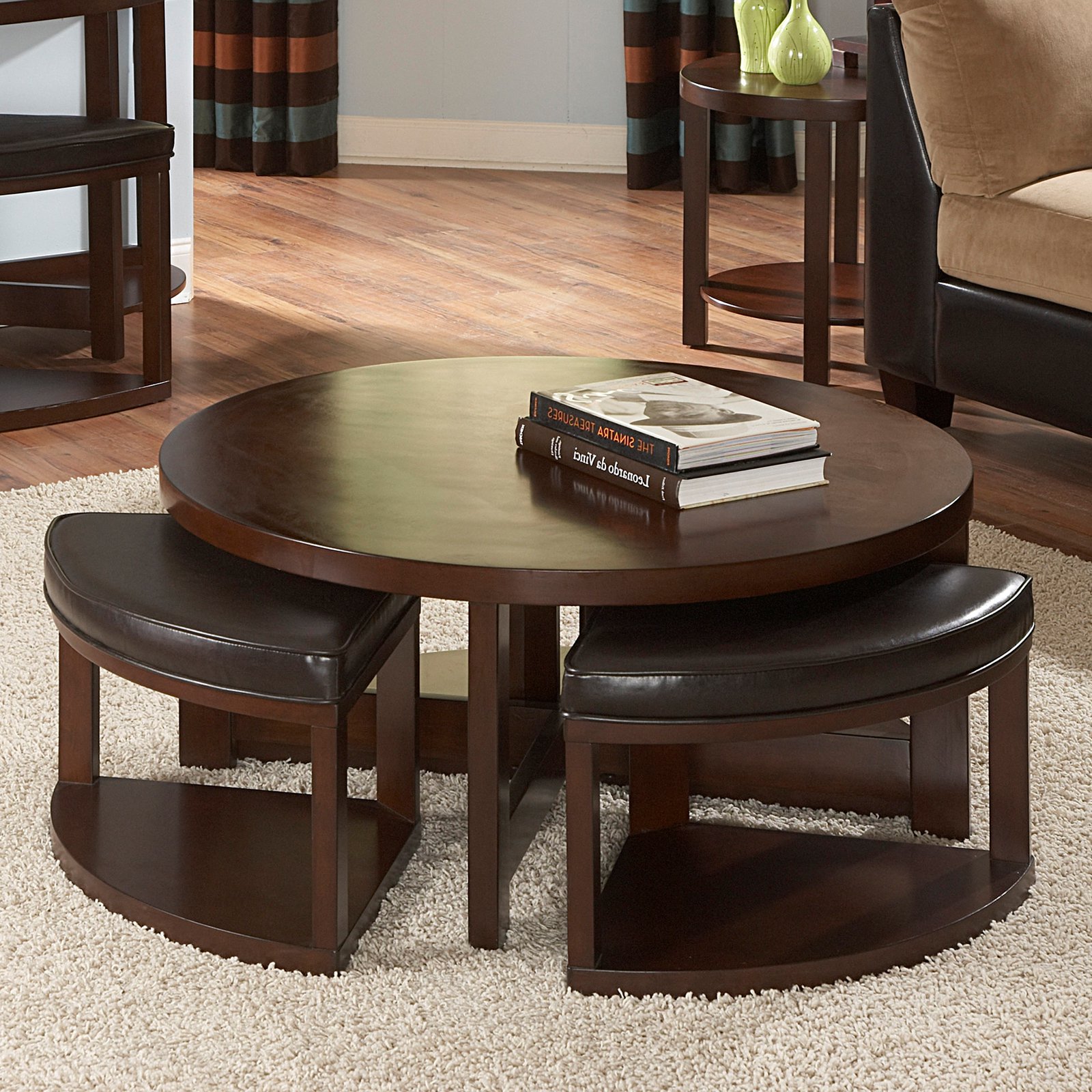Coffee table with seating