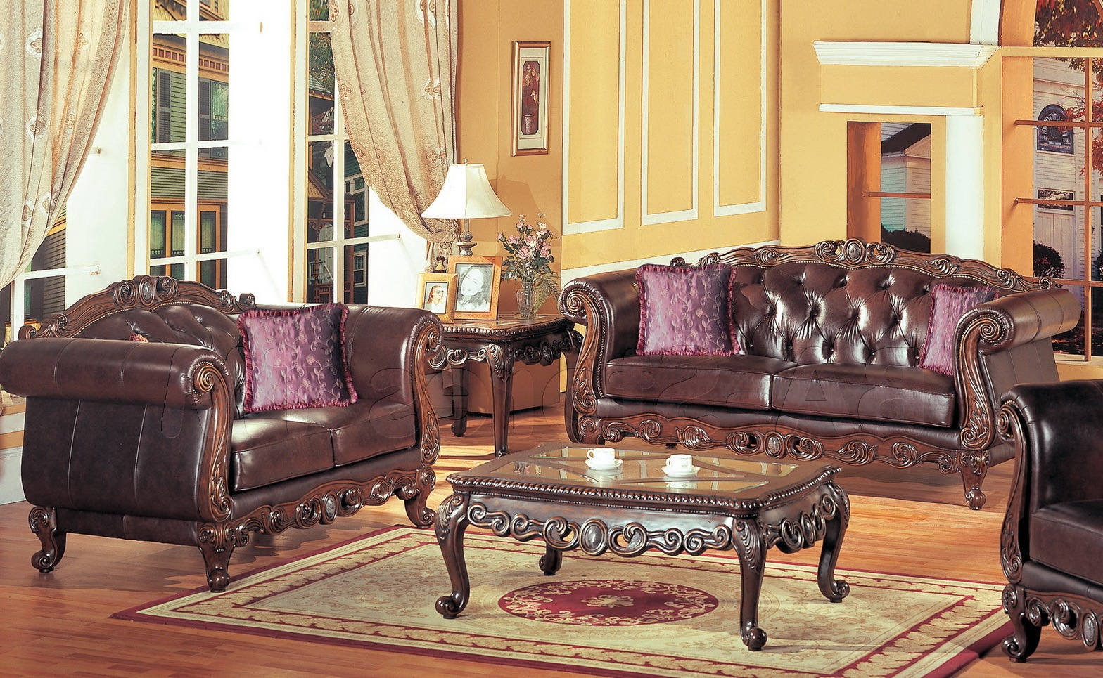 french provincial living room