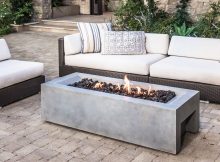 Important parts of rectangular fire pit table for outdoor propane fire pit coffee table with propane fire pit table in patio fire pit furniture set