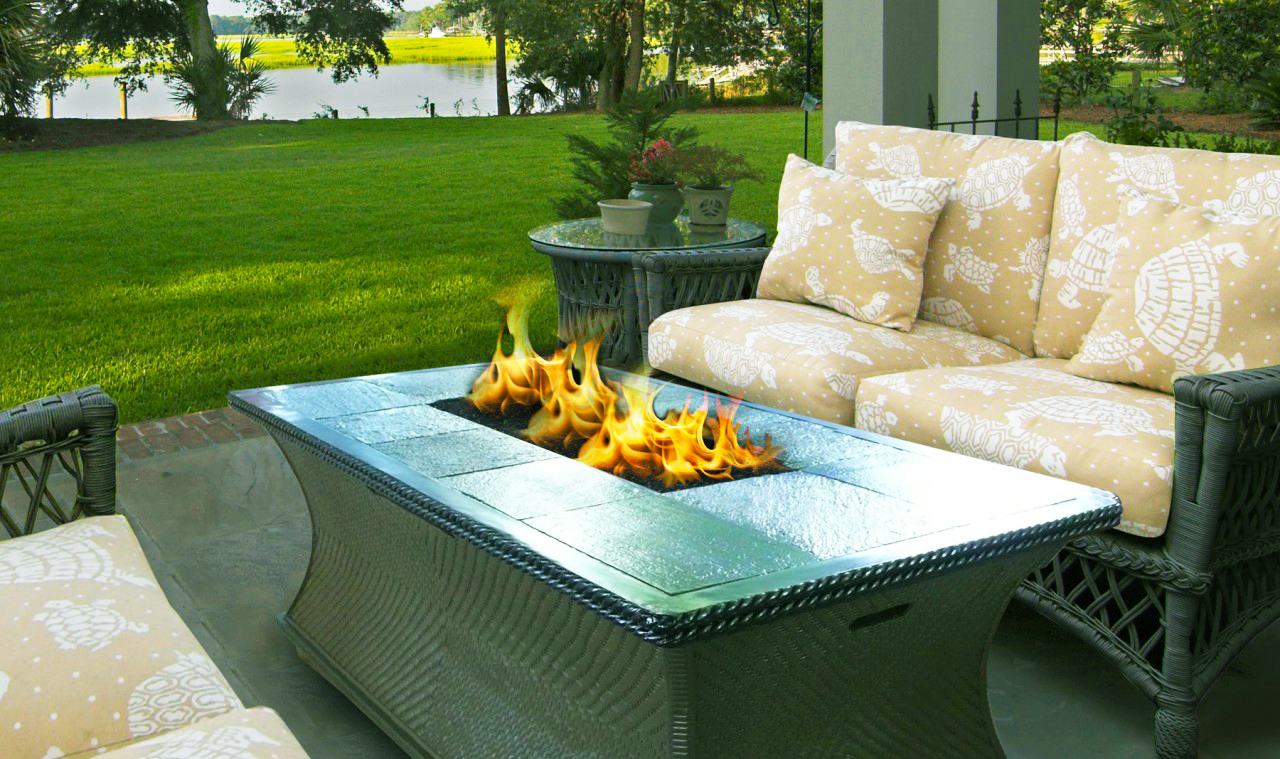Important parts of rectangular fire pit table for outdoor propane fire pit coffee table with propane fire pit table in patio fire pit furniture set