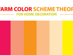 Warm Color Scheme Theory for Home Decoration