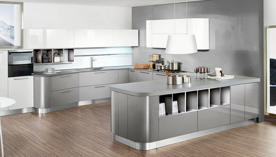 Grey kitchen cabinets for outstanding kitchen with grey cabinet paint, light grey kitchen cabinets ideas, and grey and white kitchen cabinets