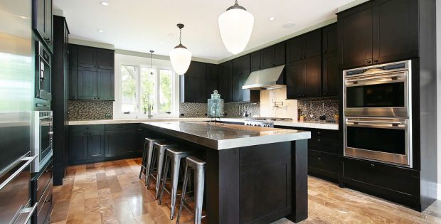 Black Kitchen Island Cabinets