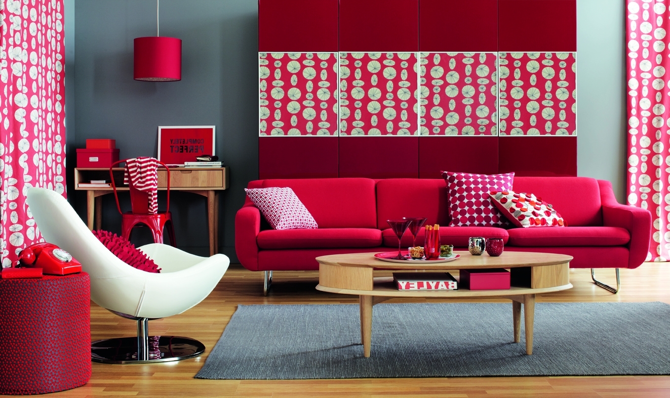 Red Living  Room  Ideas  to Decorate Modern Living  Room  Sets 