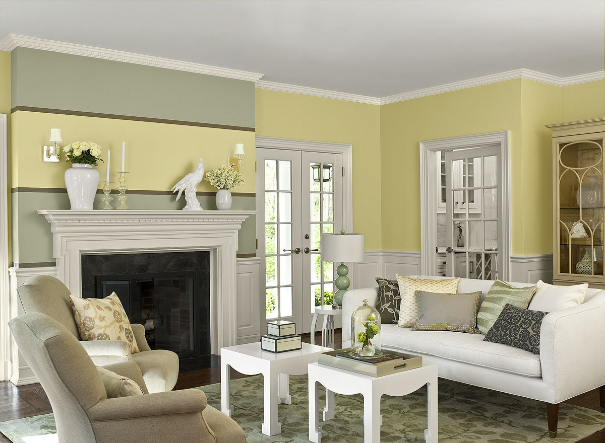 living room wall color palette