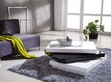 cool black and white living room coffee tables set