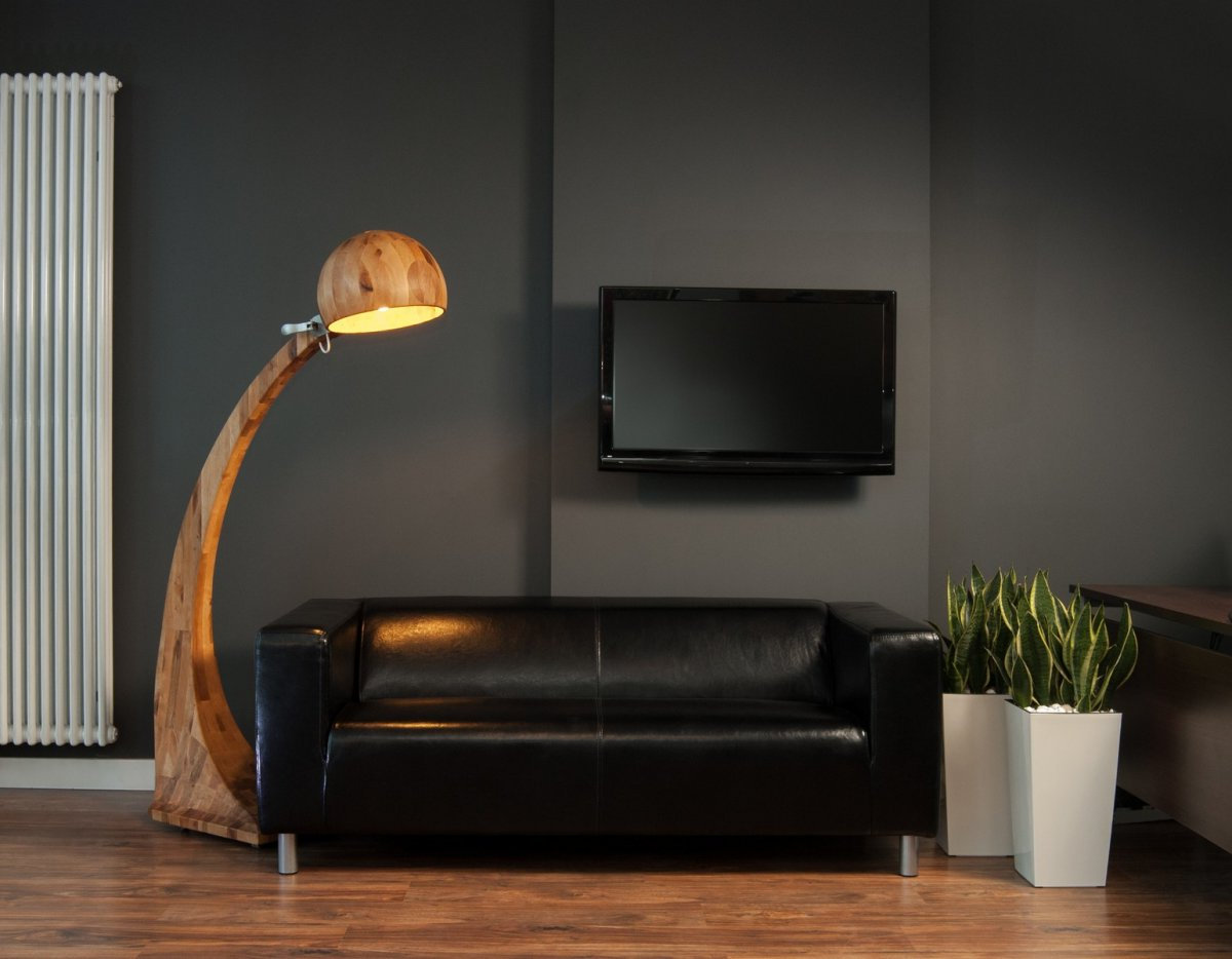 modern wooden floor lamps for living room indoor light fixtures