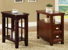 small wooden living room side tables furniture sets with storage design