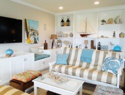 Beach Themed Coffee Table Decor