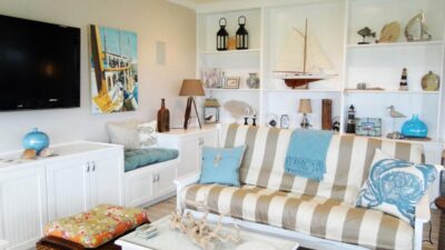 Beach Themed Coffee Table Decor