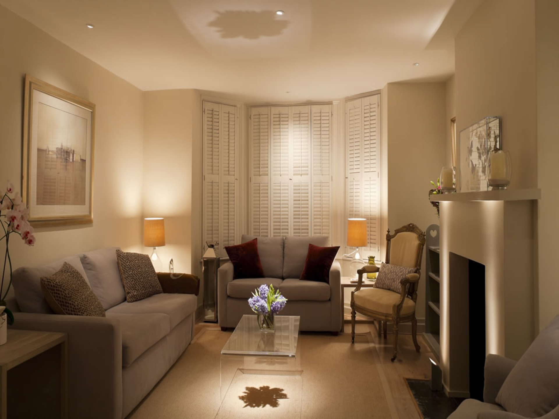 beautiful small modern living room lighting ideas