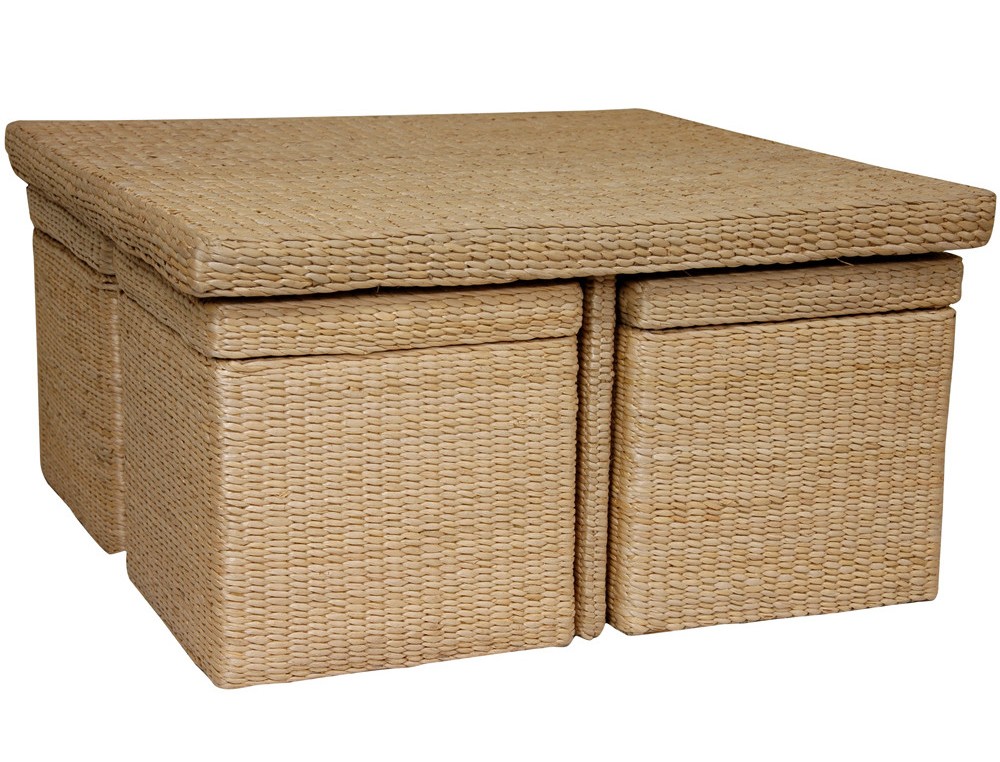 Coffee Table With Chairs Underneath Ikea : Ikea dining table & 4 hidden chairs | in Blackburn ... / You may move the ottomans around the area with.