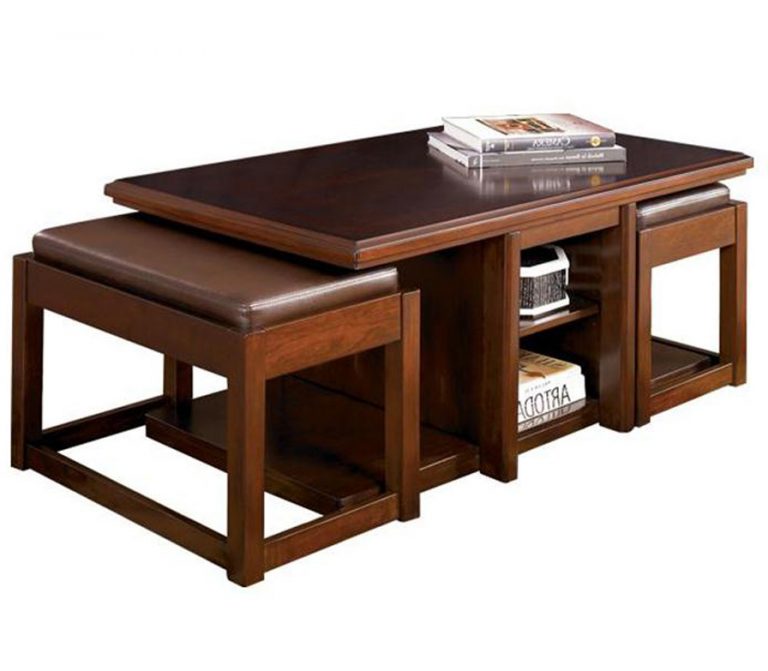 Coffee Table With Chairs Underneath