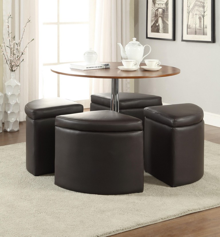 coffee table with pull out ottomans 18