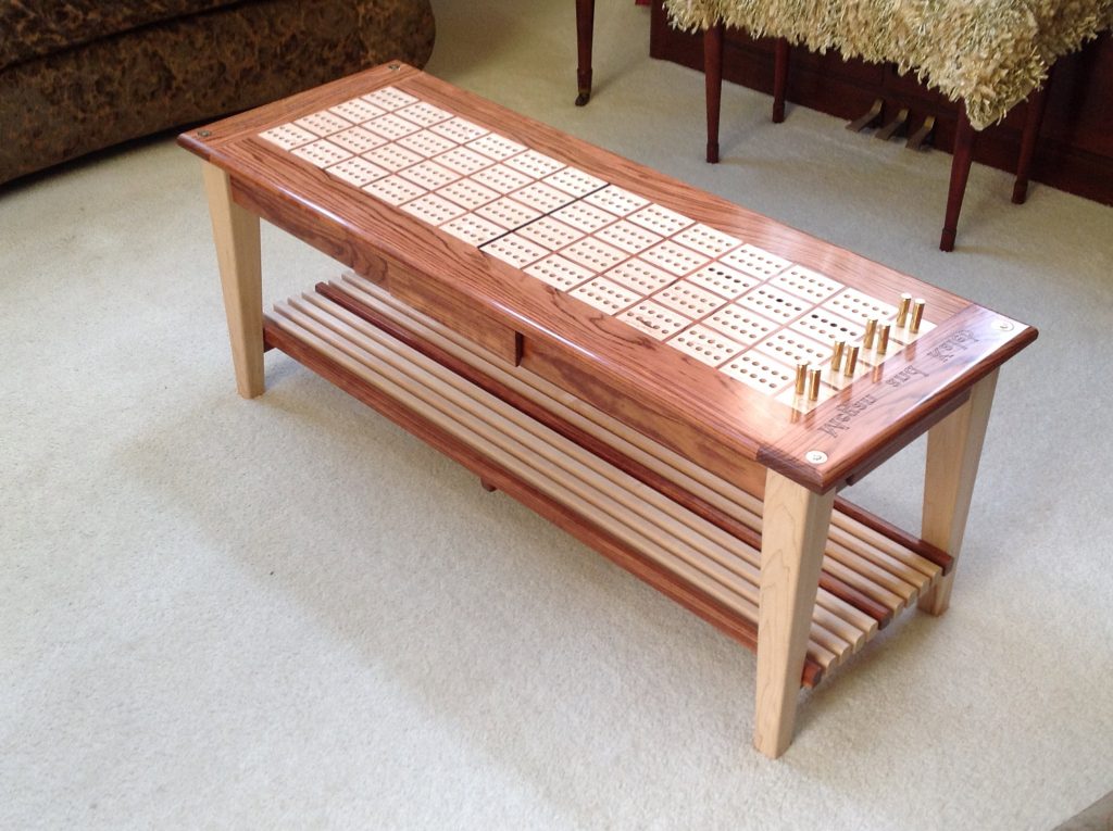 Cribbage Board Coffee Table