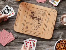 Cribbage Board Coffee Table