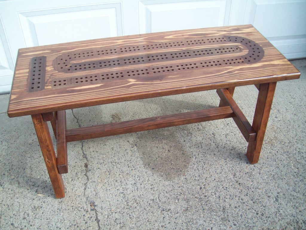 Cribbage Board Coffee Table