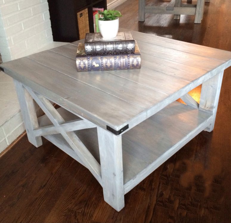 Grey Wash Coffee Table Furniture