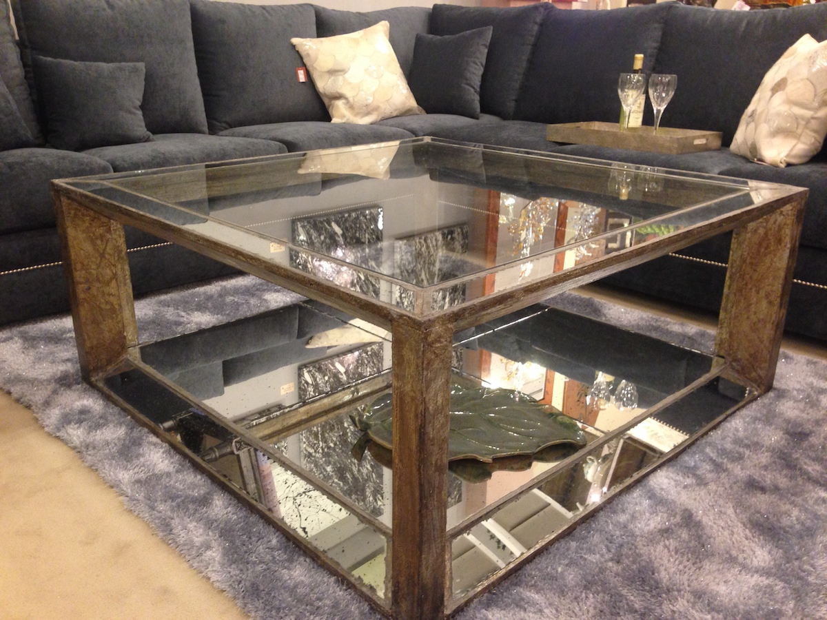 mirrored coffee table set 07