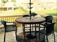 outdoor coffee table with umbrella hole 15