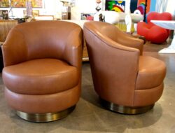 A Rudin Swivel Chairs Furniture