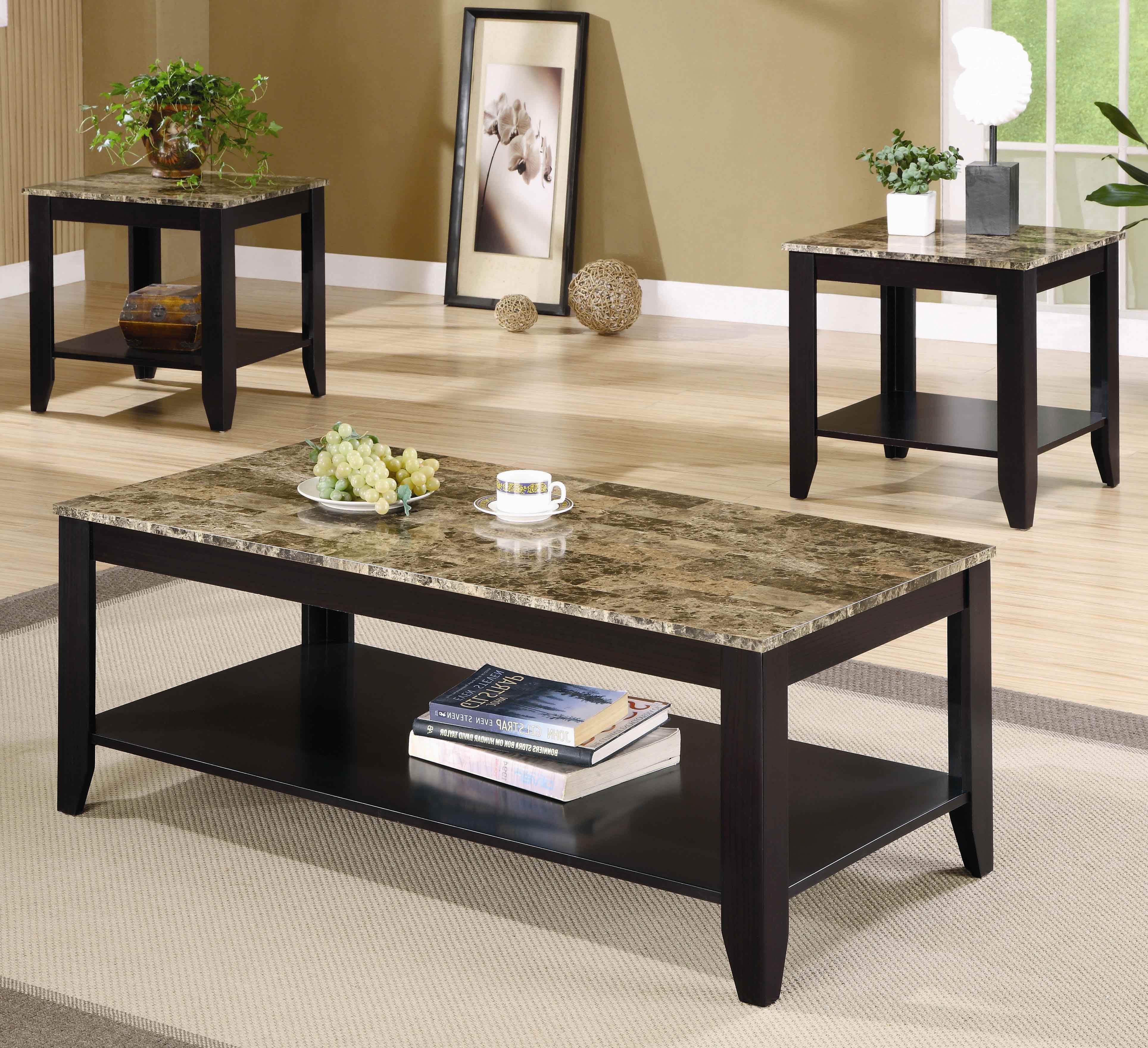 black coffee and end table sets 25