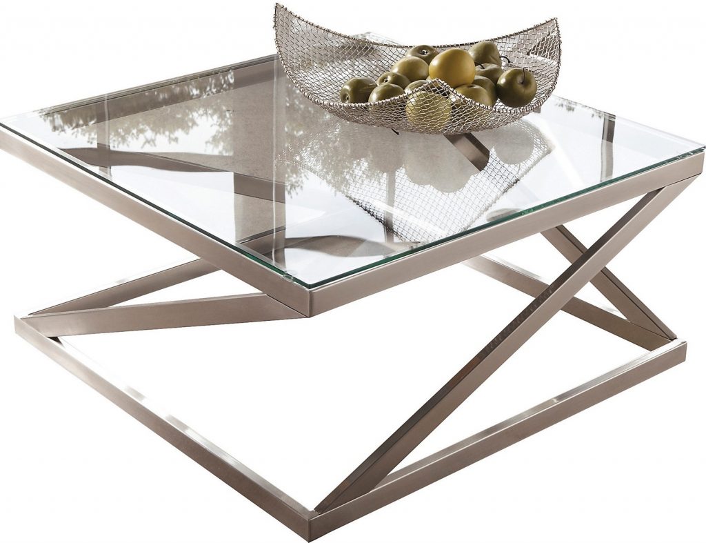 Brushed Nickel Coffee Table Legs