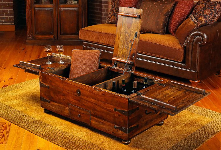 Hidden Compartment Coffee Table Ideas