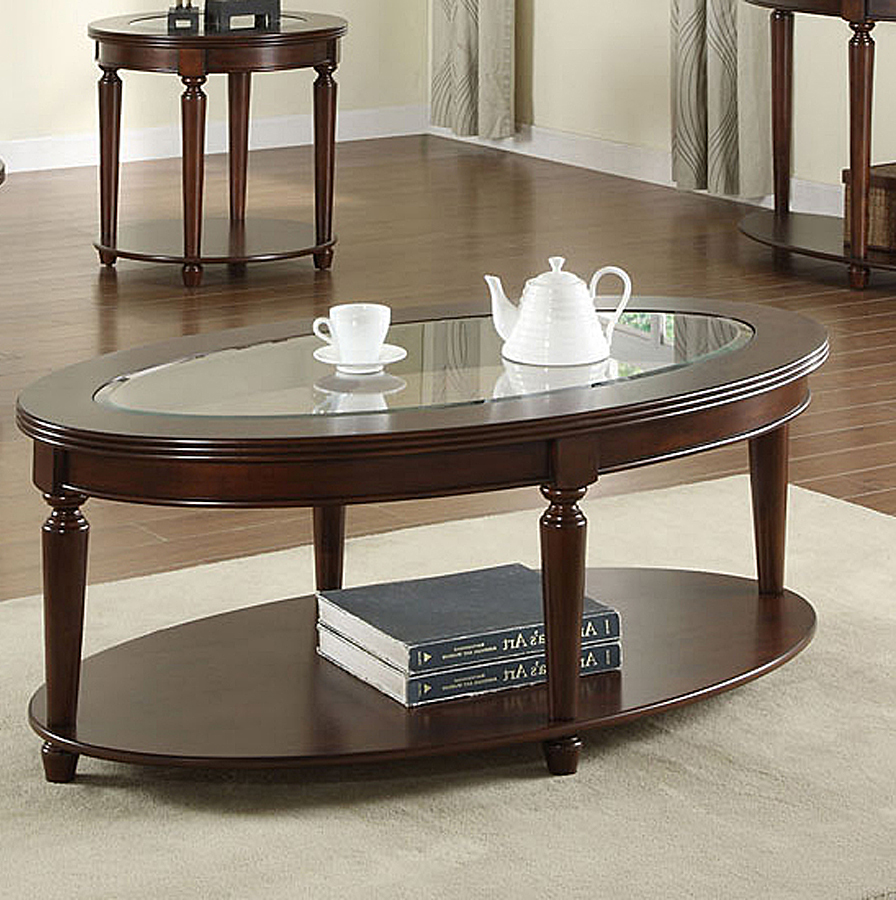 oval coffee table sets 10