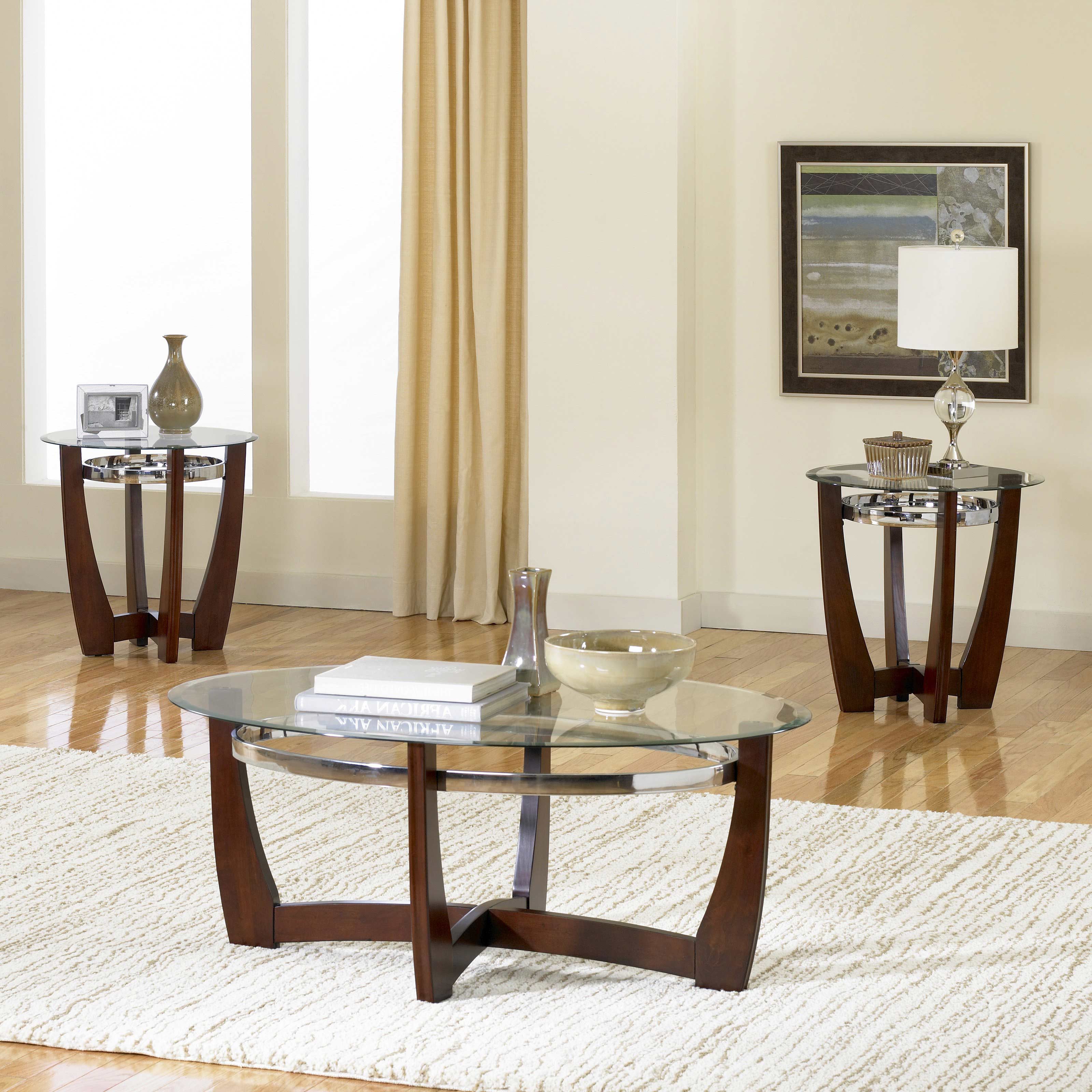 oval coffee table sets 22