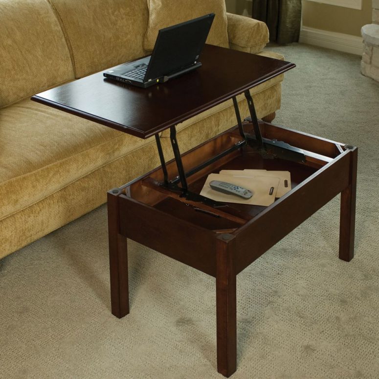 Pull Up Coffee Table Design