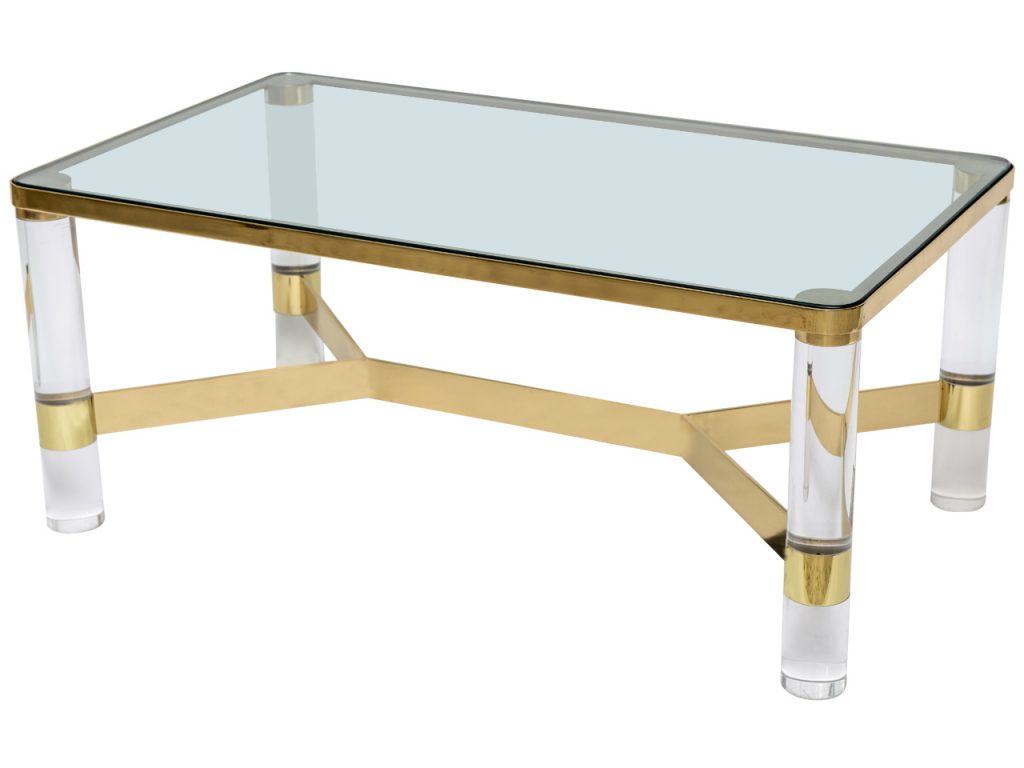 Square Acrylic Coffee Table