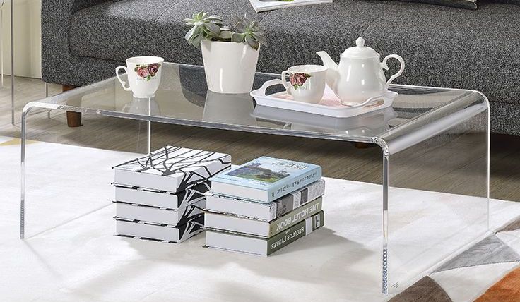 Square Acrylic Coffee Table