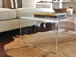 Square Acrylic Coffee Table