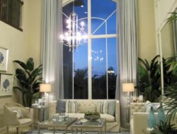 Two Story Window Treatments Ideas