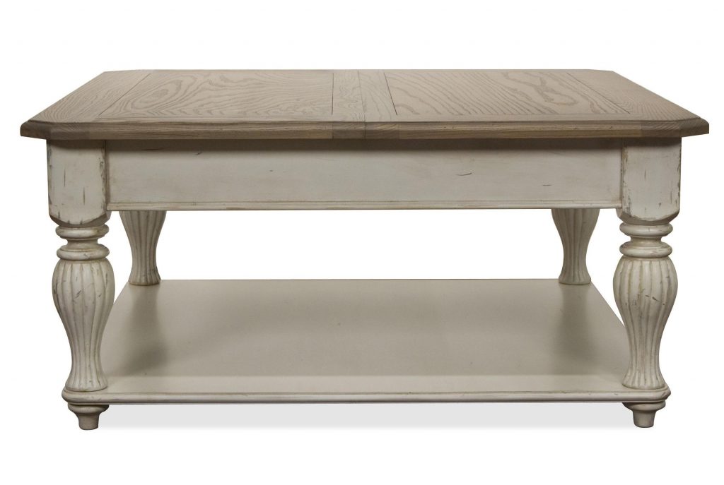 White Washed Wood Coffee Table Furniture