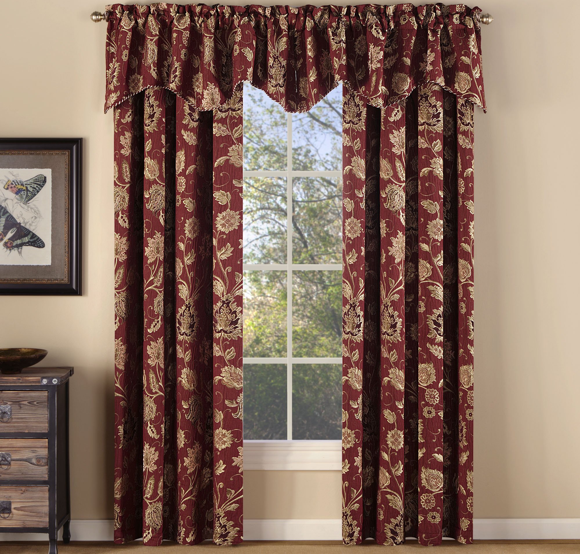 burgundy curtains for living room 02
