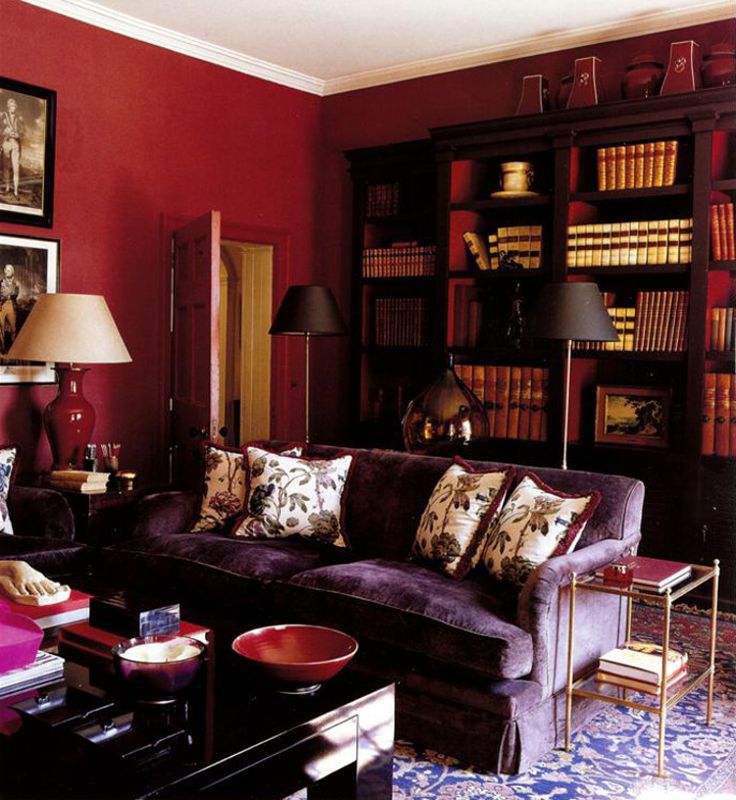 Burgundy Living  Room  Color  Schemes  Roy Home Design