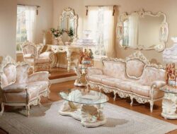 French Provincial Living Room Set Furniture