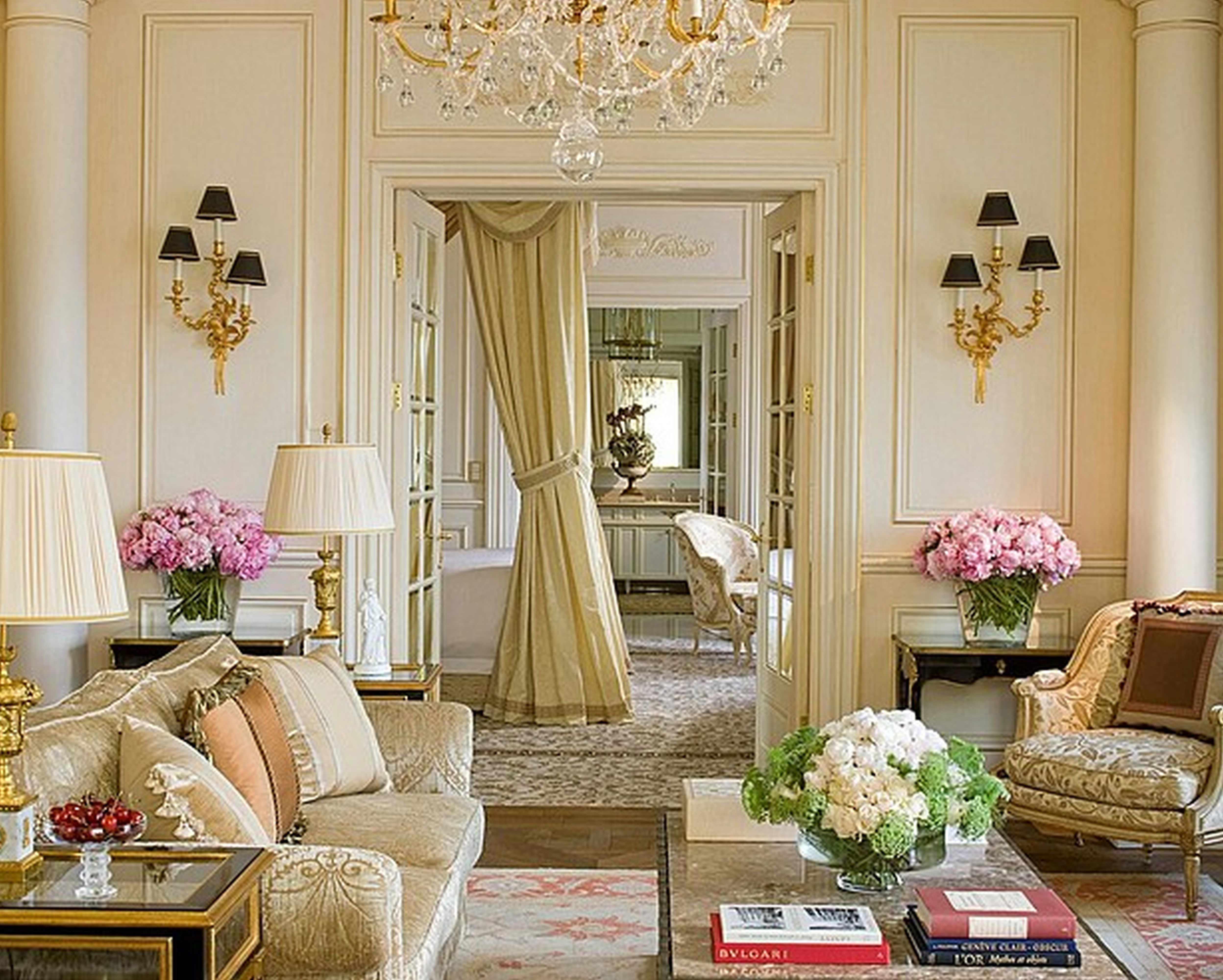 parisian living room decor