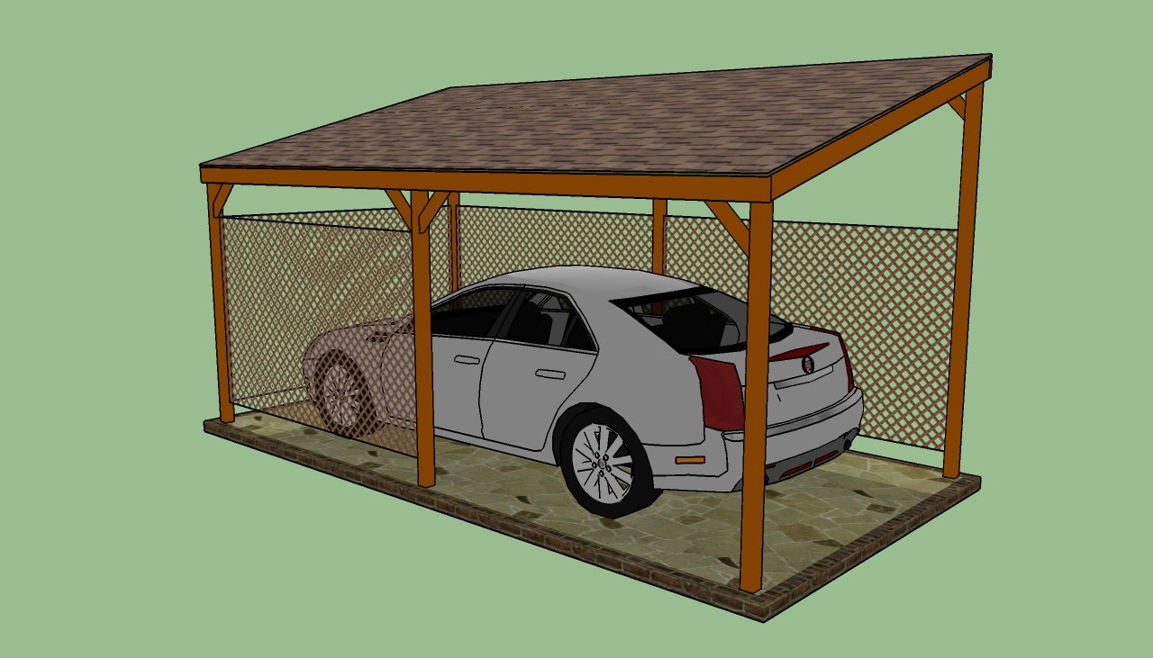 Building a Carport-How-to-build-a-lean-to-carport