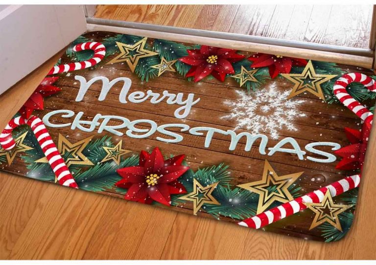 How To DIY Personalized Coir Christmas Door Mats And Show Your Joy!