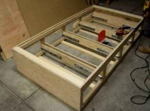 Get to Know How to Build Easy DIY Twin Bed Frame with Storages | Roy Home Design